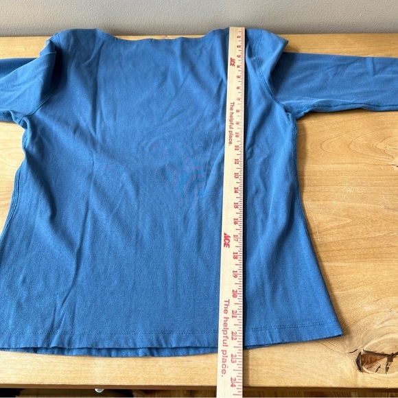 J MCLAUGHLIN GOLDIE TEE SHIRT M BOATNECK STRETCH COTTON CASUAL TIMELESS SUMMER - Picture 8 of 12